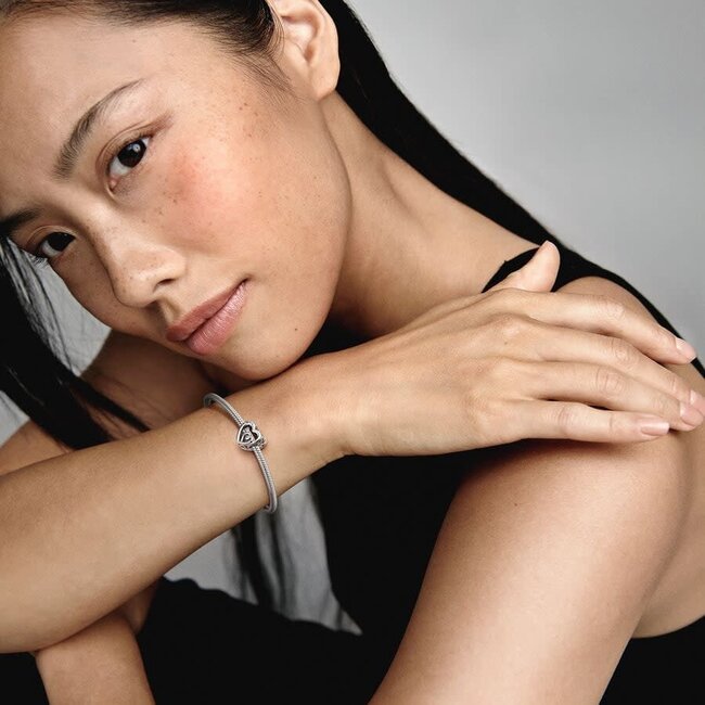 Pandora Pandora Bedel 790800C00  Zilver Hart Mom