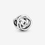 Pandora Pandora 791507C00 Bedel in 925 zilver Always together hart met cirkels