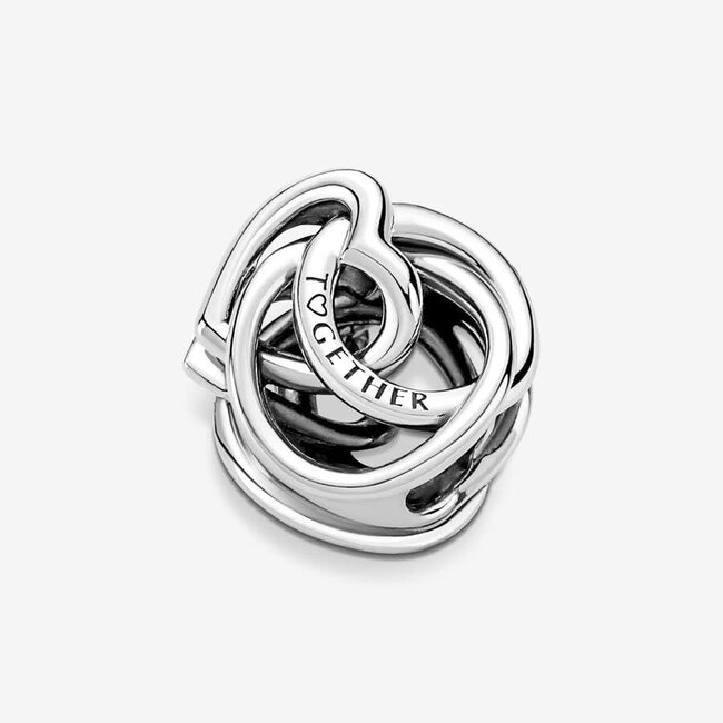 Pandora Pandora 791507C00 Bedel in 925 zilver Always together hart met cirkels