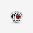 Pandora Pandora Bedel 790065C06 Zilver Geboortesteen Salsa Rode Zirkonia