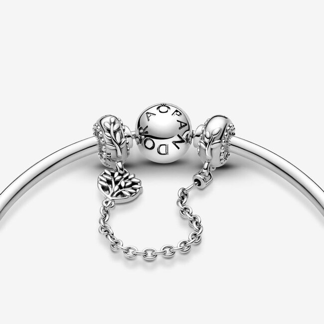 Pandora Pandora Bedel 799293C00-05  Zilver Levensboom met Veiligheidsketting