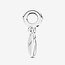 Pandora Pandora Bedel 799187C01 925 Zilver Moeder en Dochter