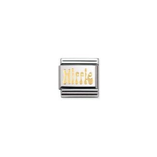 Nomination Nomination Schakel 030148-02 Composable Classic Staal 18k Geelgoud Hippie