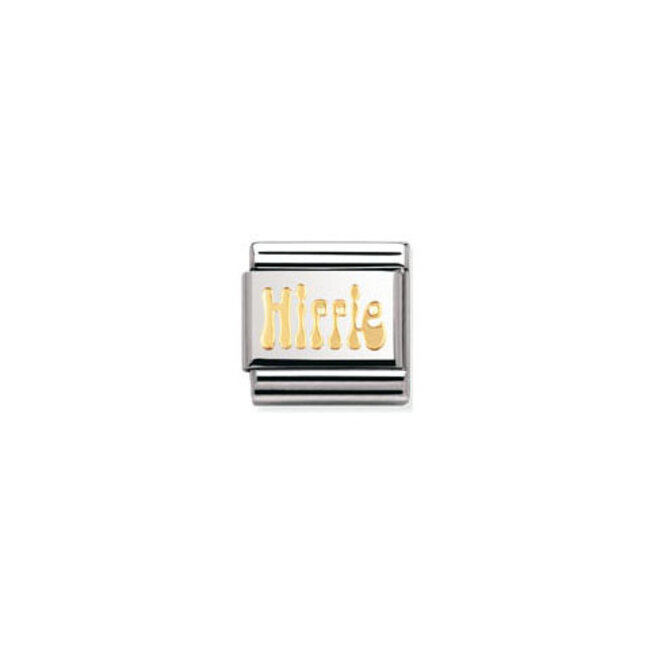 Nomination Nomination Schakel 030148-02 Composable Classic Staal 18k Geelgoud Hippie