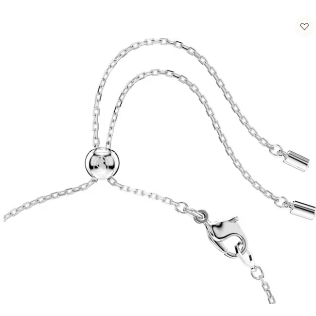 Swarovski Swarovski Collier 5679939 Idyllia Zilverkleurig 38-42cm