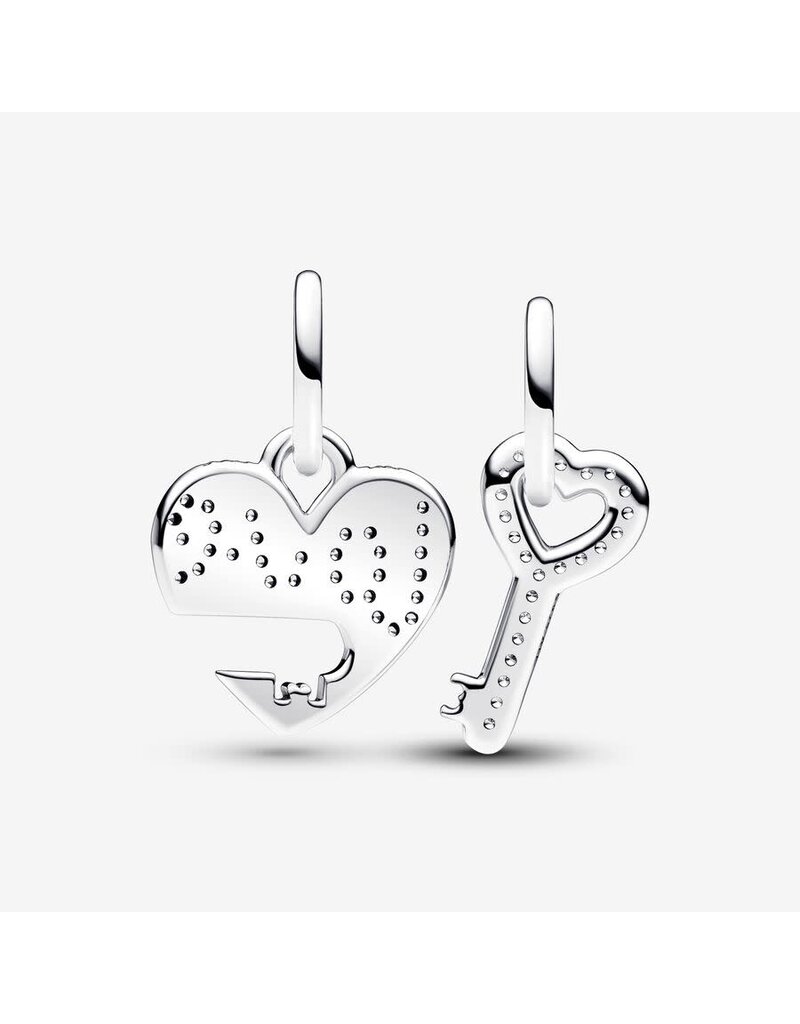 Pandora Pandora 793081C01 Deel Hanger love hart sleutel in 925 zilver