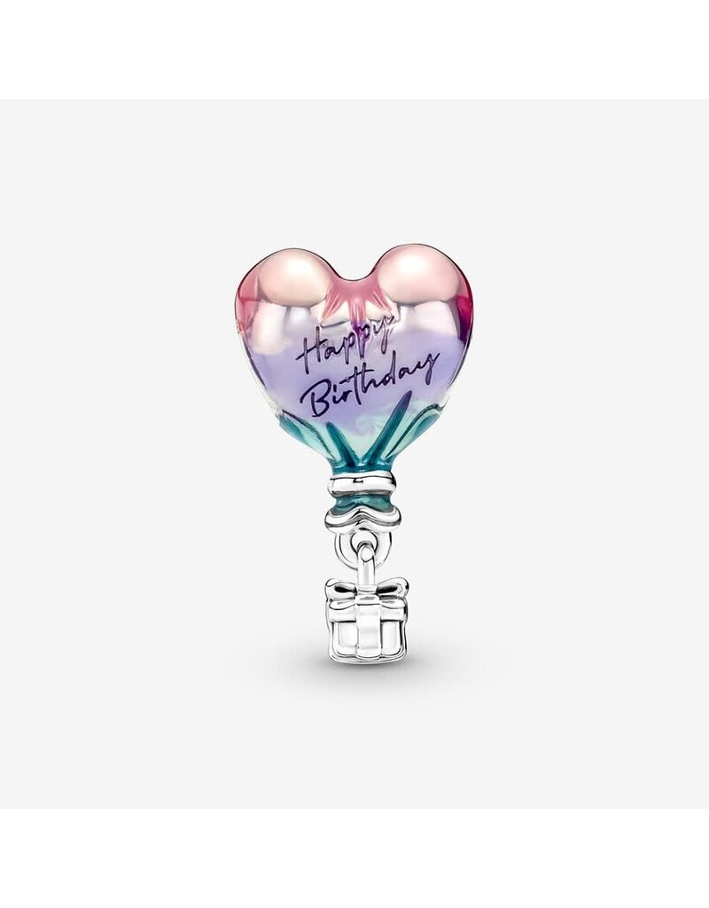 Pandora Pandora 791501C01 Happy birthday luchtballon in 925 zilver