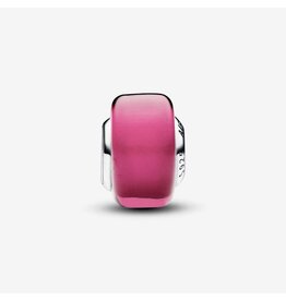 Pandora Pandora 793107C00 roze mini bedel van muranoglas in 925 zilver