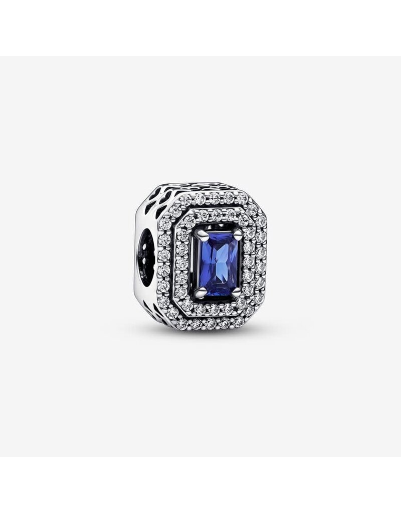 Pandora Pandora 792385C01 Bedel zilver 925 met blauwe steen