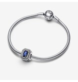 Pandora Pandora 792385C01 Bedel zilver 925 met blauwe steen