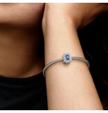 Pandora Pandora 792385C01 Bedel zilver 925 met blauwe steen