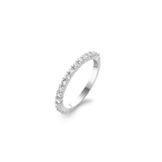 Ti Sento Milano Ti Sento Ring 1918ZI Zilver met Zirkonia Maat 52