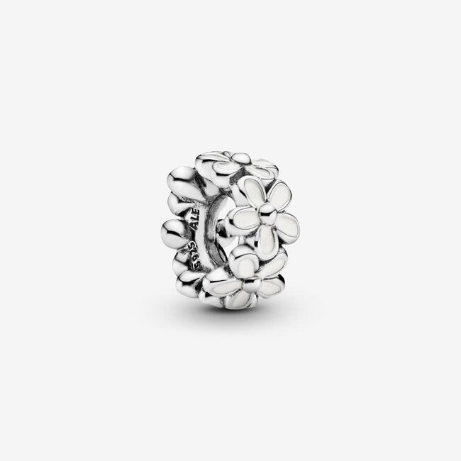 Pandora Pandora Bedel 791495EN12 Zilver Witte Bloemen