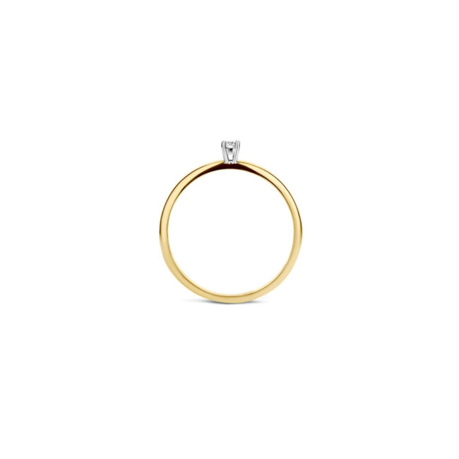 Blush Blush Ring 1601BDI/54 14k Geelgoud 0,06crt G SI Briljant geslepen Diamant Maat 54