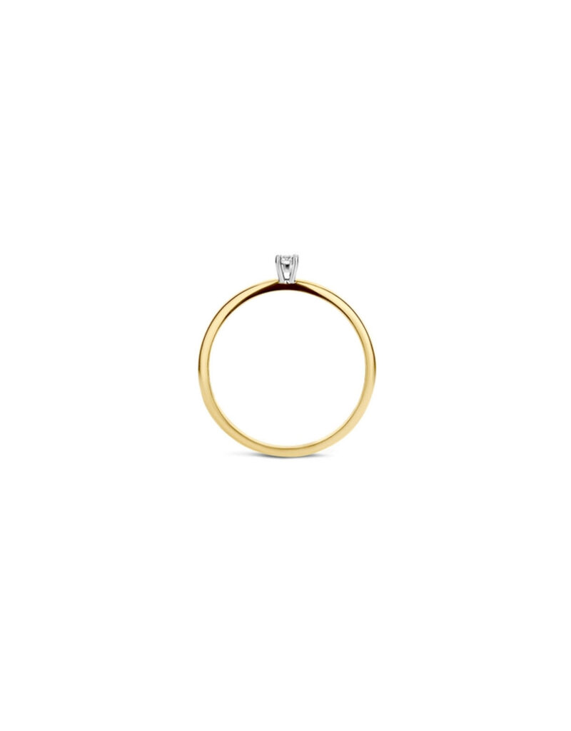 Blush Blush Ring 1601BDI/54 14k Geelgoud 0,06crt G SI Briljant geslepen Diamant Maat 54