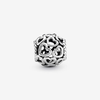 Pandora Pandora Bedel 790964 Zilver Hart Opengewerkt