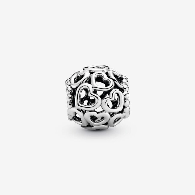 Pandora Pandora Bedel 790964 Zilver Hart Opengewerkt