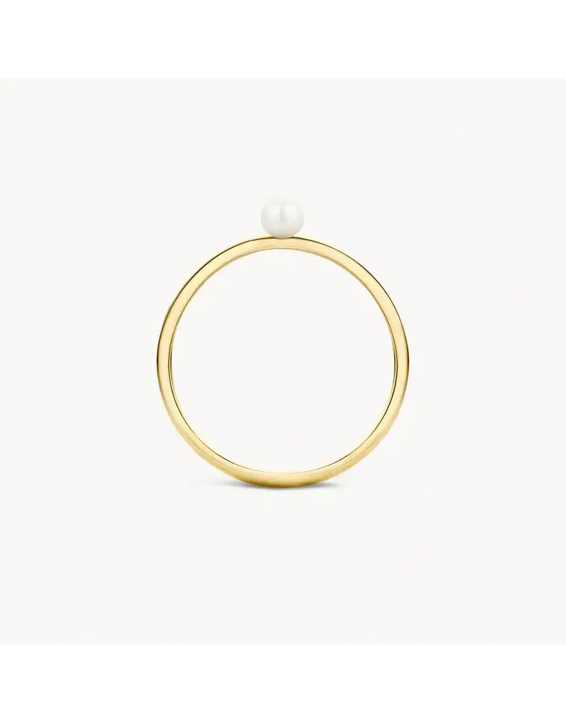 Blush Blush Ring 1213YPW/54 14k Geelgoud met Parel Maat 54