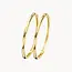 Blush Blush Oorbellen 7312YGO Ooringen 14k Geelgoud 30mm