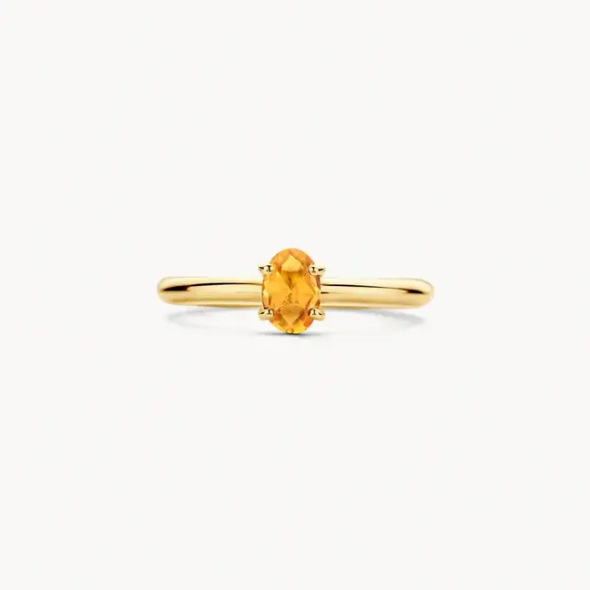 Blush Blush Ring 1242YCI/54 14k Geelgoud met Citrine Maat 54