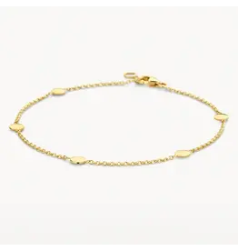 Blush Blush Armband 2222YGO 14k Geelgoud met Rondjes 18,5cm