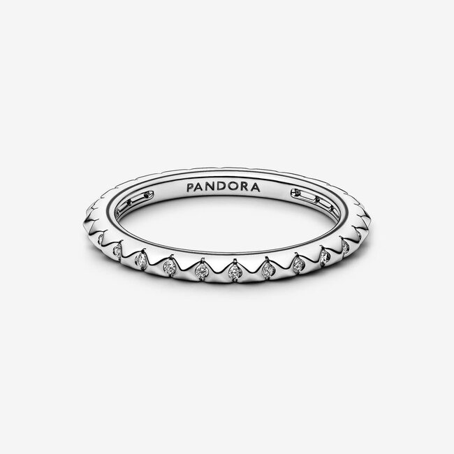 Pandora Pandora Ring 192800C01-56  925 Zilver Piramide Maat 56
