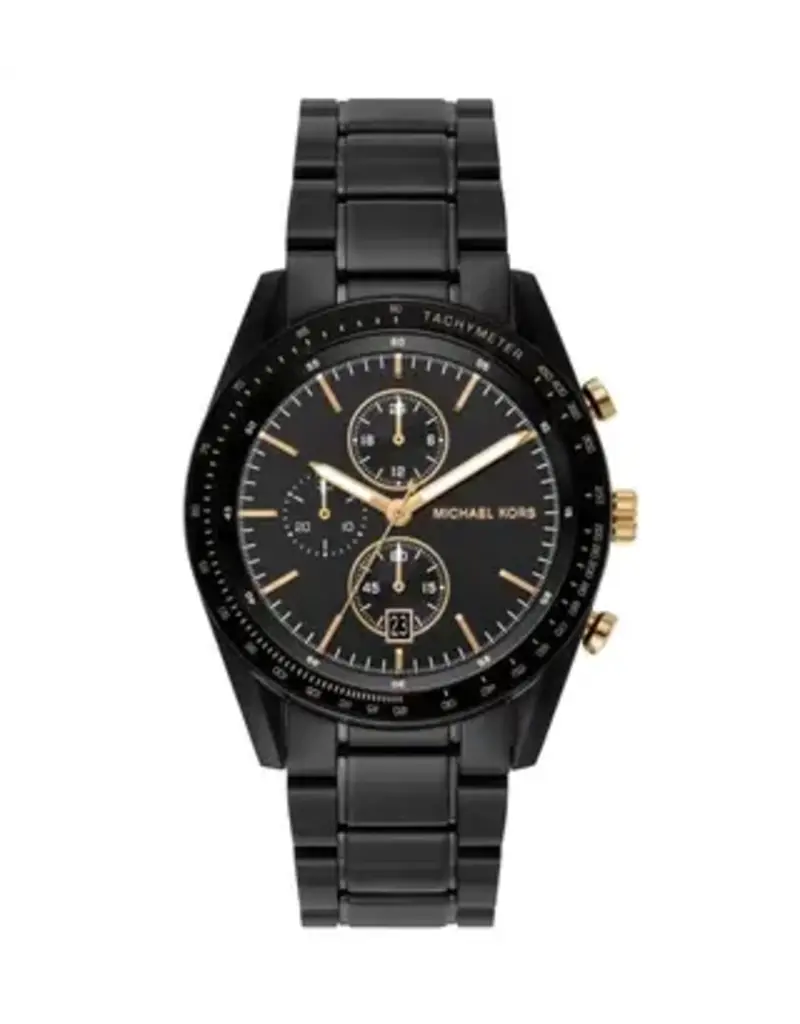 Michael Kors Michael Kors MK9113 Horloge heren  zwart met gouden accenten chronograaf