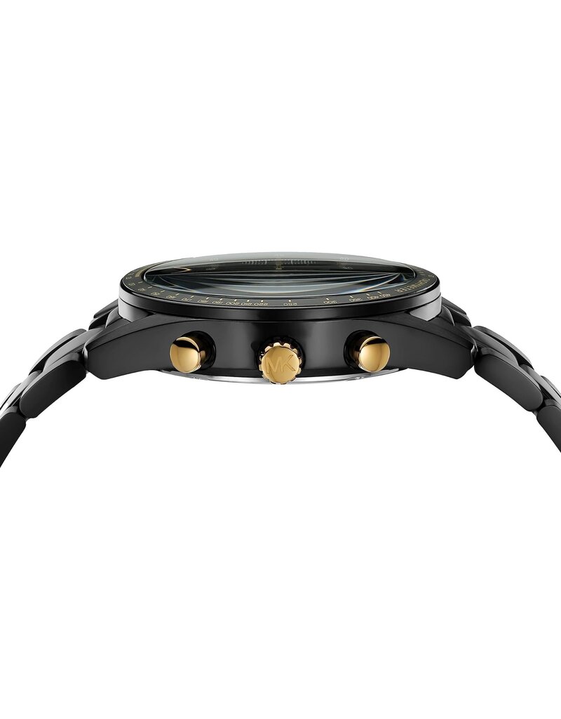 Michael Kors Michael Kors MK9113 Horloge heren  zwart met gouden accenten chronograaf
