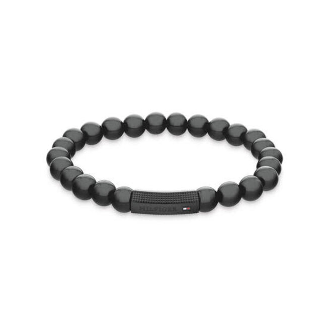 Tommy Hilfiger Tommy Hilfiger Heren Armband TJ27905821 Kralen Zwart