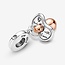 Pandora Pandora Bedel 781490C01 Zilver Babyspeen Bicolor Zilver/Rose