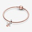 Pandora Pandora Bedel 781490C01 Zilver Babyspeen Bicolor Zilver/Rose