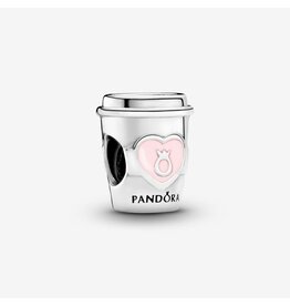 Pandora Pandora  797185EN160 Koffie beker bedel in 925 zilver