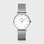 Cluse Cluse Horloge CW0101203002 Minuit Mesh Silver White Quartz Ø 33mm