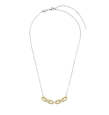 Ti Sento Milano Ti Sento Collier 34044ZY/42 Zilver Bi-color met Schakels en Zirkonia 42cm