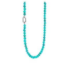 Ti Sento Milano Ti Sento Collier 34050TQ/80 Collier met turquoise kralen