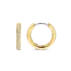 Ti Sento Milano Ti Sento Oorbellen 7812ZY Zilver met Geelgouden Plating en Zirkonia 14mm