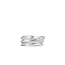 Ti Sento Milano Ti Sento Ring 12056ZI/56 Zilver Gerhodineerd met Zirkonia Maat 56
