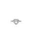 Ti Sento Milano Ti Sento Ring 12291ZI/54 Zilver Gerhodineerd met Hart en Zirkonia Maat 54