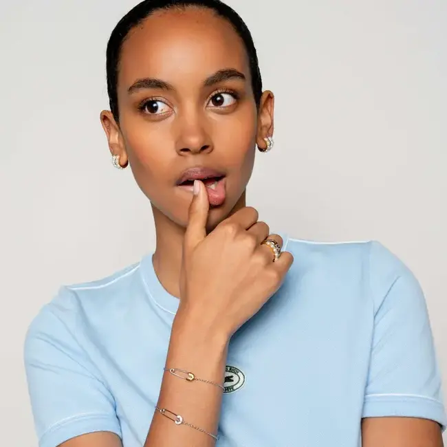 Ti Sento Milano Ti Sento Ring 12322YP/54 Zilver met Goude Plating en Parels Maat 54