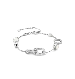 Ti Sento Milano Ti Sento Armband 23033ZI Zilver armband met schakel en zirkonia