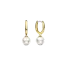Ti Sento Milano Ti Sento Oorbellen 7939YP Zilver met Gouden Plating en Parel