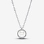 Pandora Pandora Collier 393165C01-45 Zilver Met Freshwater Pearl