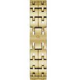 GC GC Dames Horloge Y78002L1MF Staal Goude Plating Swiss Made Quartz gezet met Swarovski Steentjes