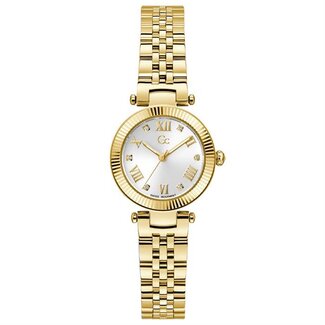 GC GC Dames Horloge Z02008L1MF Staal Gouden Plating Swiss Made Quartz
