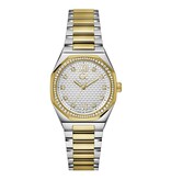 GC GC Dames Horloge Z25002L1MF Staal Bi-color Swiss Made Quartz gezet met Swarovski stenen