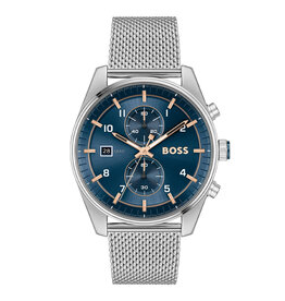 BOSS BOSS Heren Horloge HB1514149 Staal Quartz Chronograaf Skytraveller 44 mm