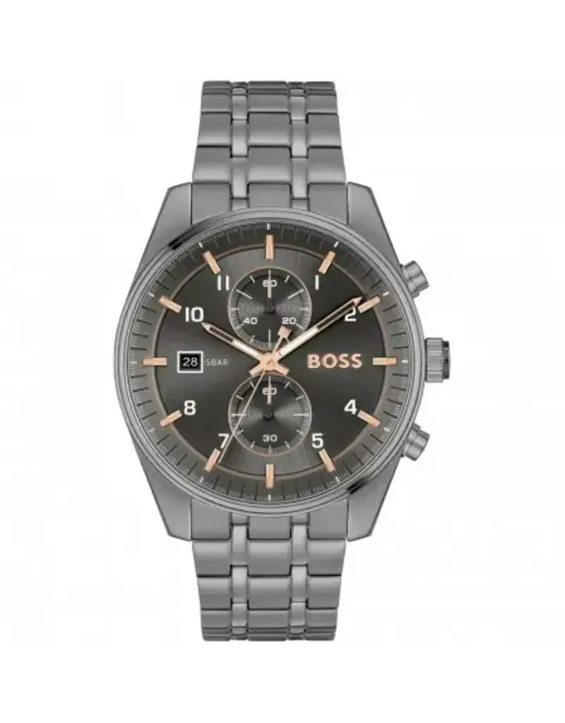 BOSS BOSS Heren Horloge HB1514153 Staal Quartz Chronograaf Skytraveller 44mm