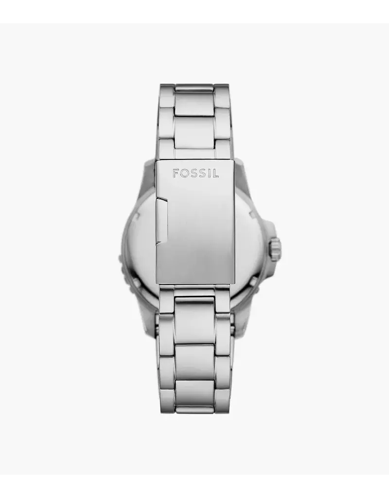 Fossil Fossil FS6050 Fossil Blue Dive Three-Hand Date Stainless Steel Watch