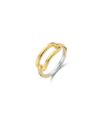 Ti Sento Milano Ti Sento ring 12229SY/52 zilver geelgoud plated  link