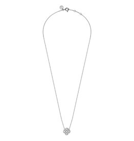 Morganne Bello Morganne Bello Collier 1013W100 18k Witgoud 0.12crt G SI Briljant geslepen Diamant 42-45cm